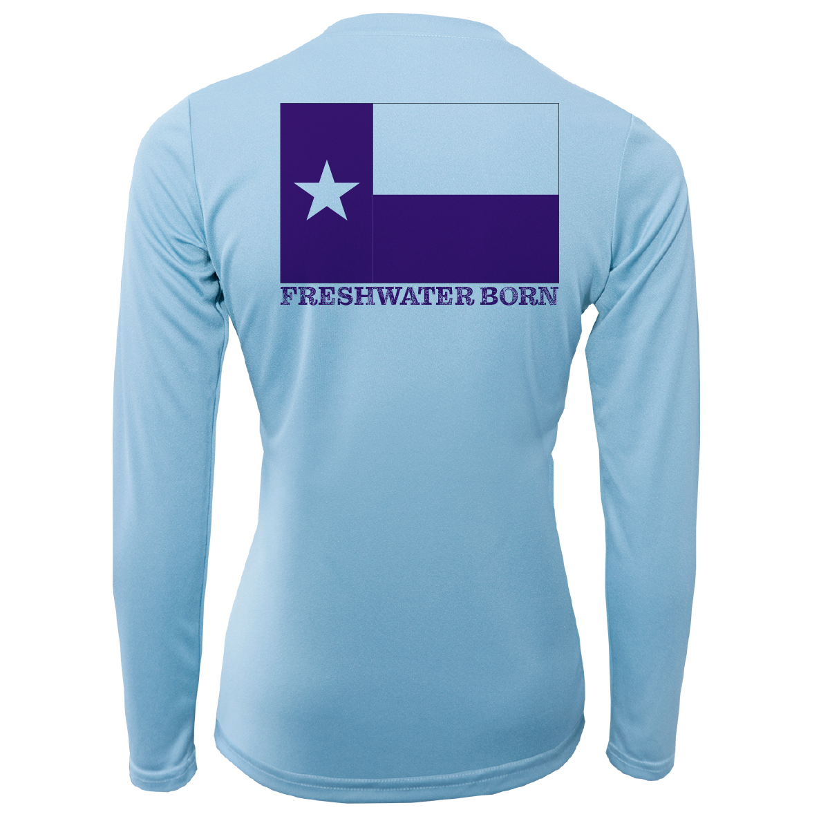 Saltwater Born Fort Worth Freshwater Born Women's Long Sleeve UPF 50+ Dry-Fit Shirt