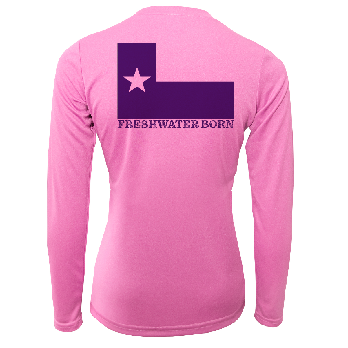 Saltwater Born Fort Worth Freshwater Born Women's Long Sleeve UPF 50+ Dry-Fit Shirt