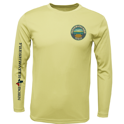 Saltwater Born Fort Worth Freshwater Born Boy's Long Sleeve UPF 50+ Dry-Fit Shirt
