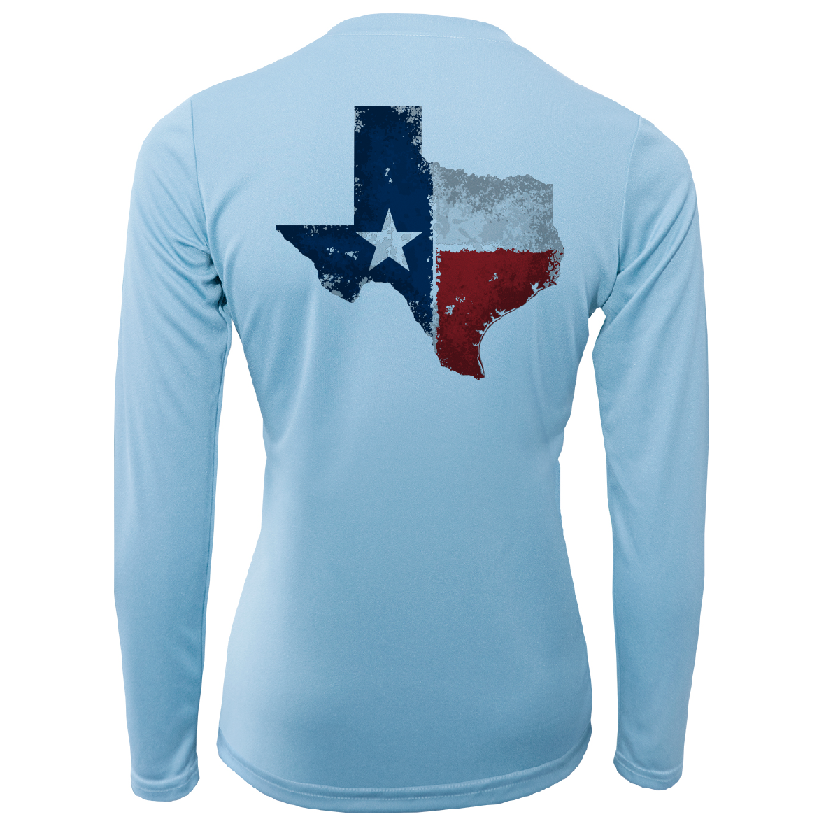 Saltwater Born State of Texas Freshwater Born Women's Long Sleeve UPF 50+ Dry-Fit Shirt