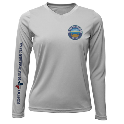 Saltwater Born State of Texas Freshwater Born Women's Long Sleeve UPF 50+ Dry-Fit Shirt