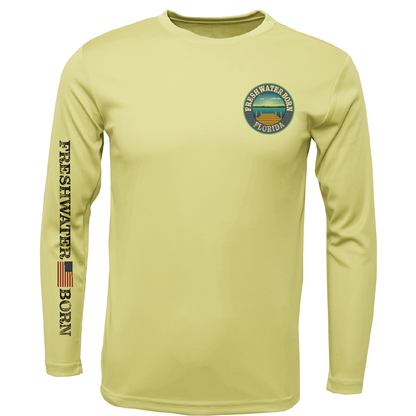 Saltwater Born Florida Freshwater Born "Surrender The Booty" Boy's Long Sleeve UPF 50+ Dry-Fit Shirt