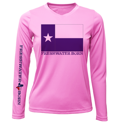 Saltwater Born TCU Edition Freshwater Born Women's Long Sleeve UPF 50+ Dry-Fit Shirt