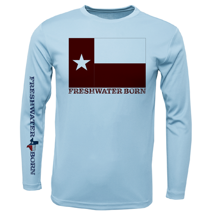 Texas A&M Edition Freshwater Born Boy's Long Sleeve UPF 50+ Dry- Fit Shirt