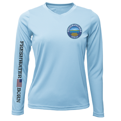 Saltwater Born Texas Freshwater Born "All For Rum and Rum For All" Women's Long Sleeve UPF 50+ Dry-Fit Shirt