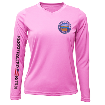 Saltwater Born Texas Freshwater Born "All For Rum and Rum For All" Women's Long Sleeve UPF 50+ Dry-Fit Shirt