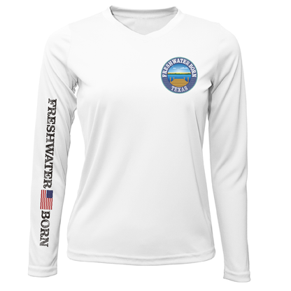 Saltwater Born Texas Freshwater Born "All For Rum and Rum For All" Women's Long Sleeve UPF 50+ Dry-Fit Shirt