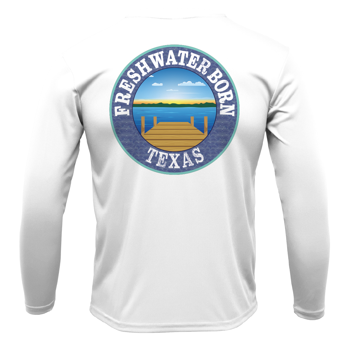 Saltwater Born Baylor Edition Freshwater Born Girl's Long Sleeve UPF 50+ Dry-Fit Shirt