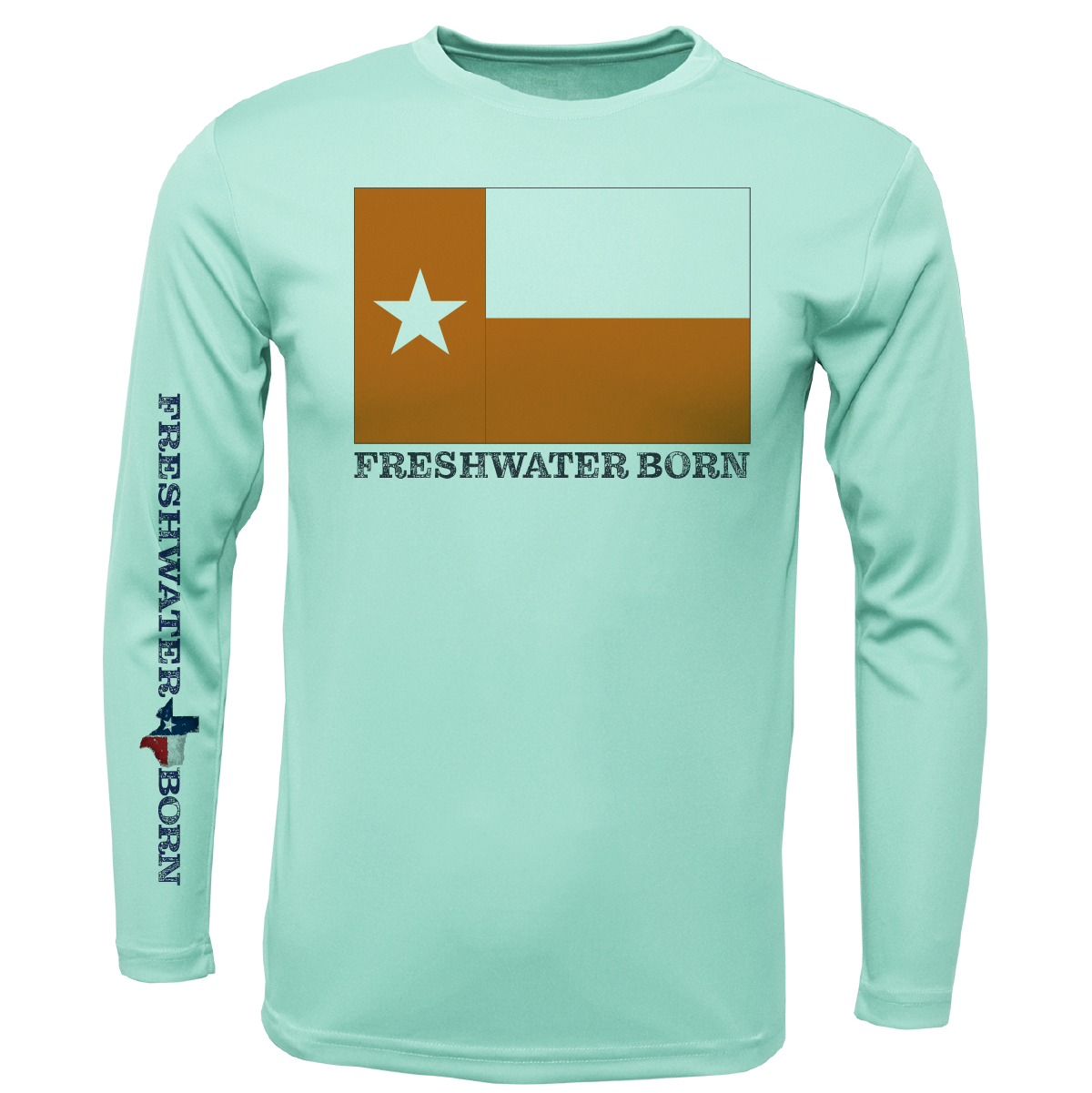 UT Edition Freshwater Born Men's Long Sleeve UPF 50+ Dry-Fit Shirt