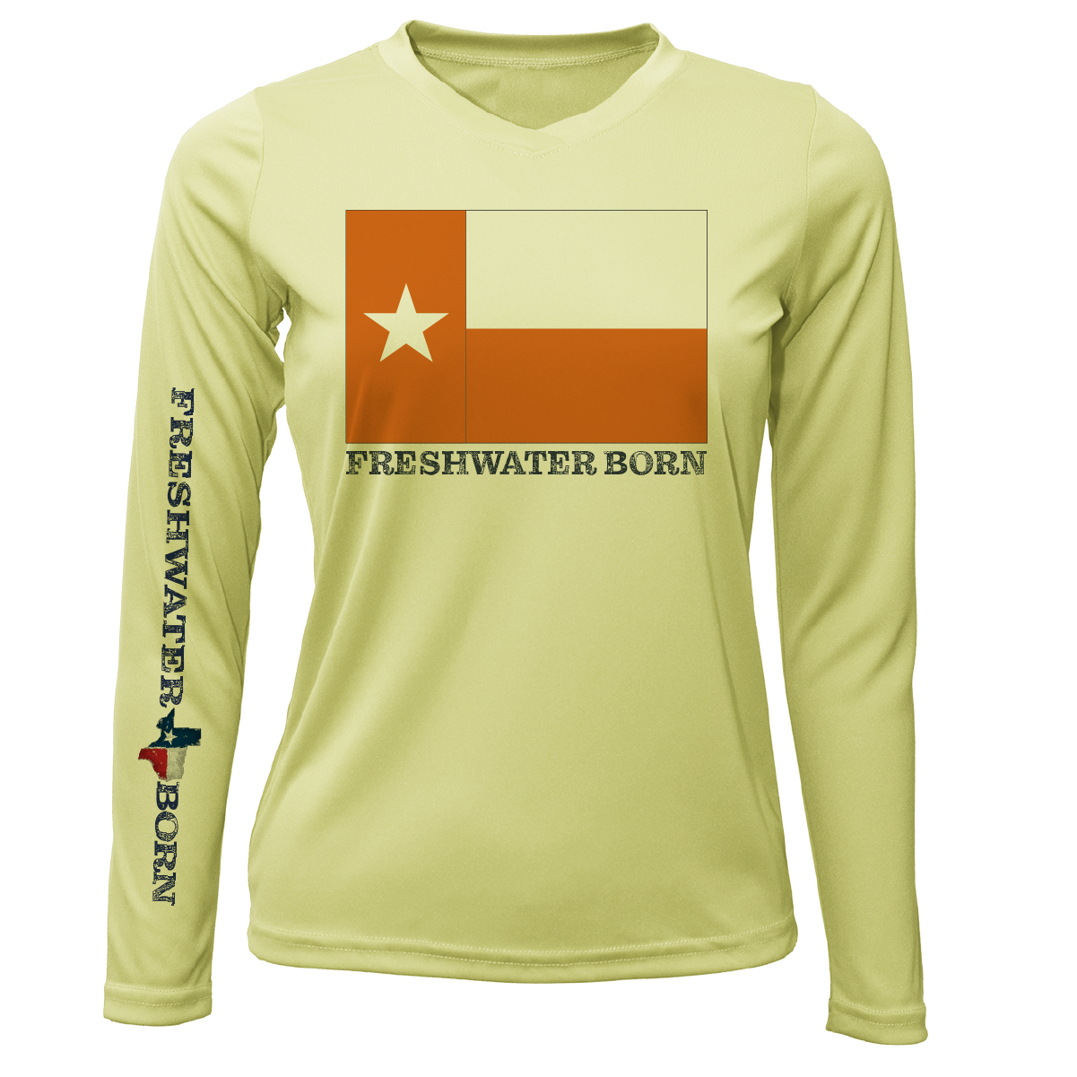 Saltwater Born UT Edition Freshwater Born Women's Long Sleeve UPF 50+ Dry-Fit Shirt