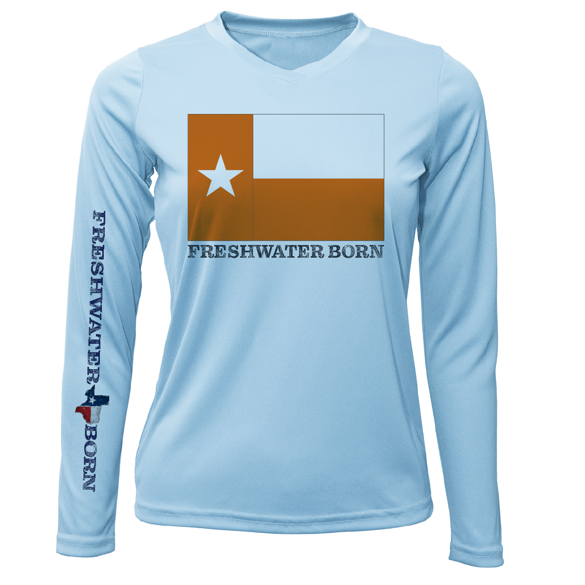 Saltwater Born UT Edition Freshwater Born Women's Long Sleeve UPF 50+ Dry-Fit Shirt