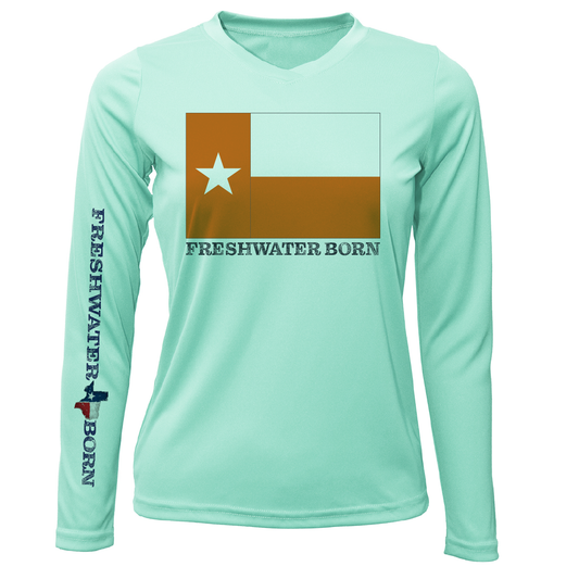 Saltwater Born UT Edition Freshwater Born Women's Long Sleeve UPF 50+ Dry-Fit Shirt