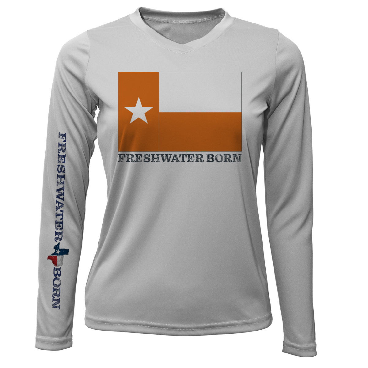 Saltwater Born UT Edition Freshwater Born Women's Long Sleeve UPF 50+ Dry-Fit Shirt