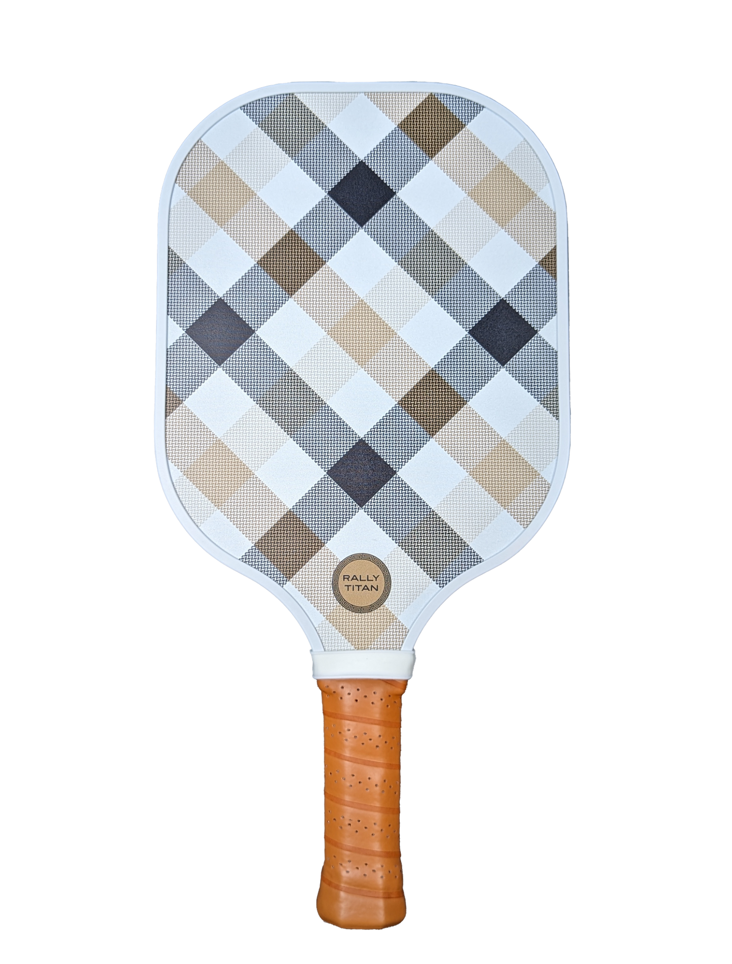 Rally Titan Pickleball Plaid Luxe | 10MM | T300 Textured Carbon Fiber Surface