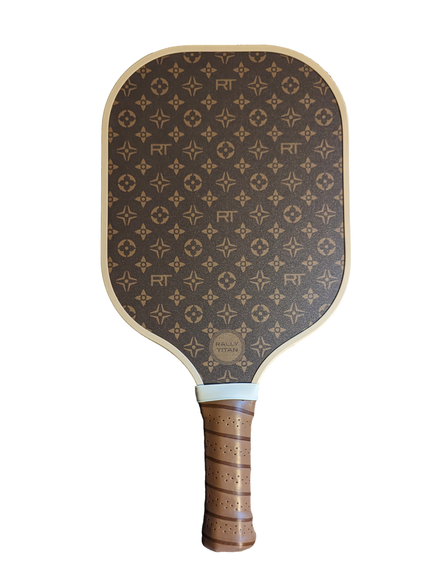 Rally Titan Pickleball Brown Luxe | 10MM | T300 Textured Carbon Fiber Surface