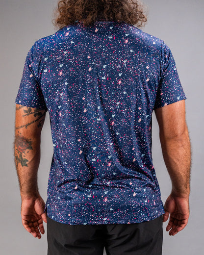 Pins and Aces Blue Splatter