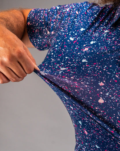 Pins and Aces Blue Splatter