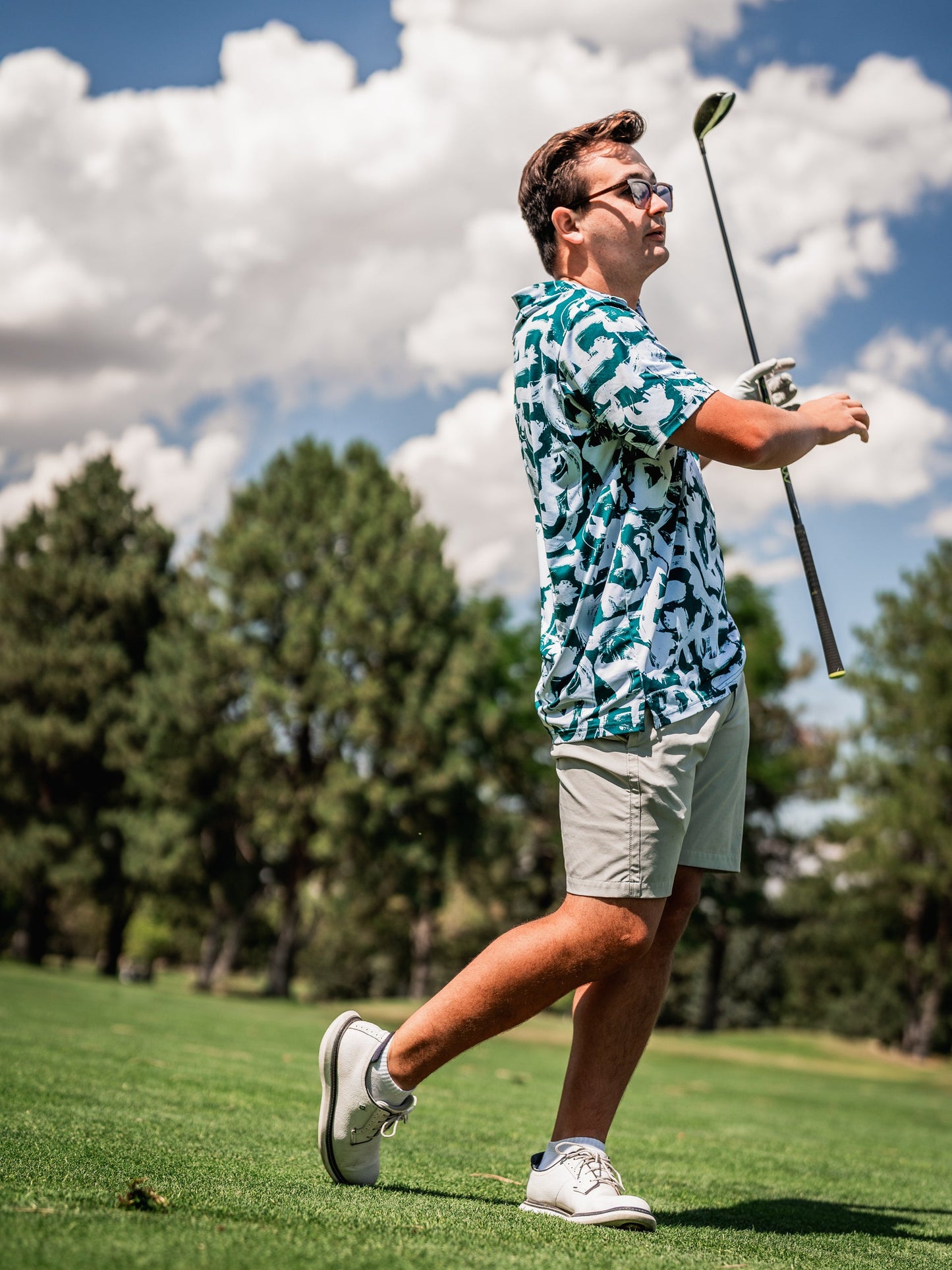 Pins and Aces Paint Strokes Green
