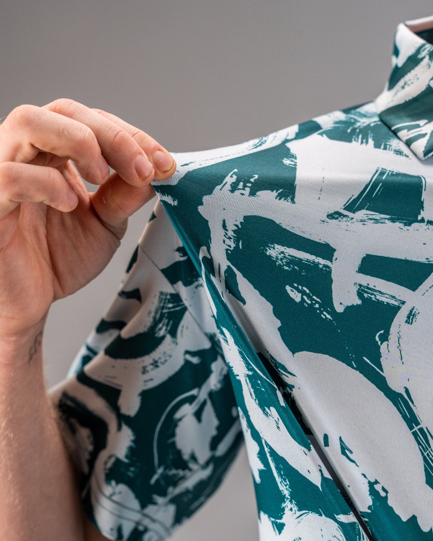 Pins and Aces Paint Strokes Green