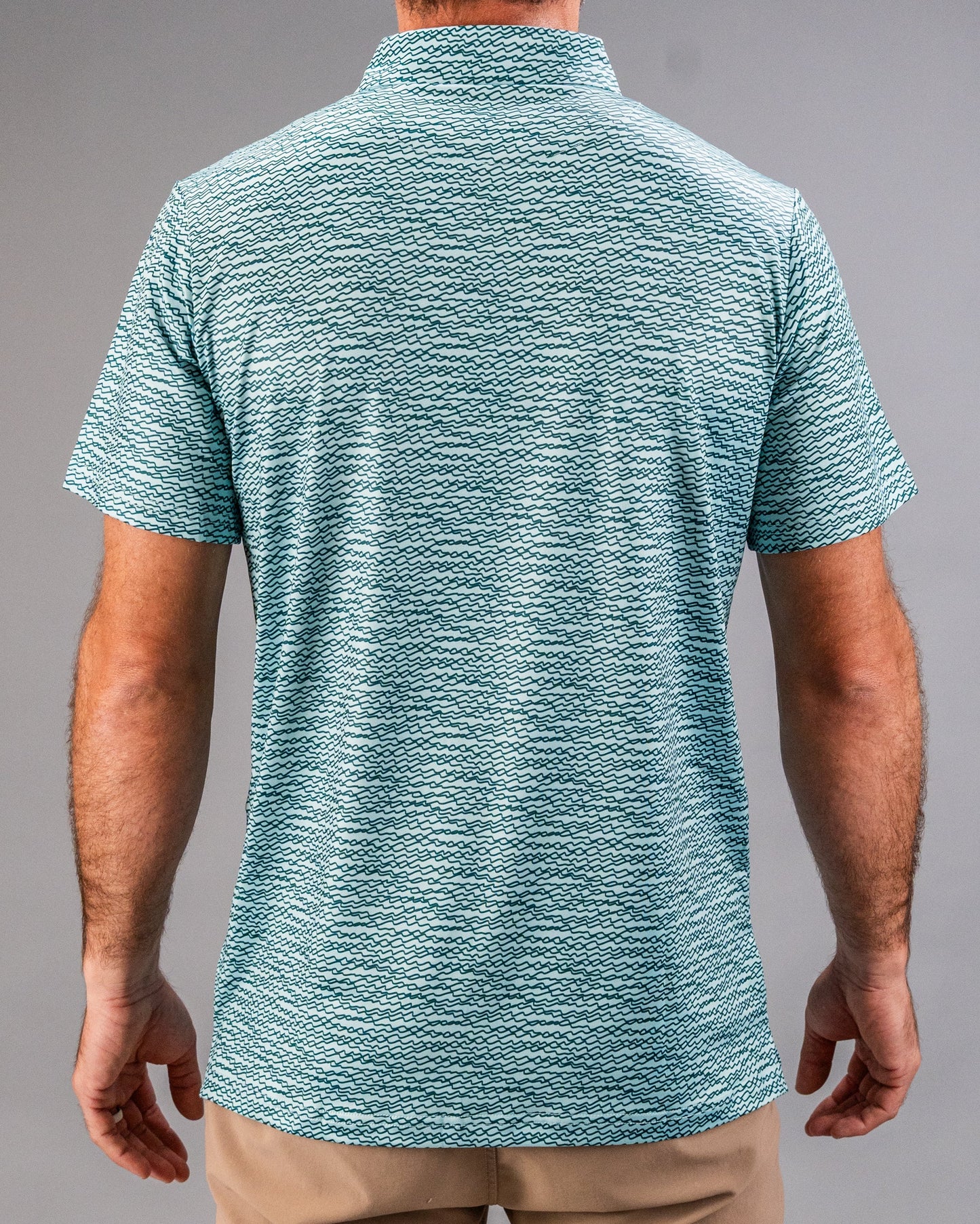 Pins and Aces Squiggle Teal