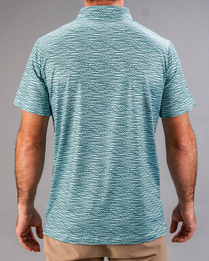 Pins and Aces Squiggle Teal