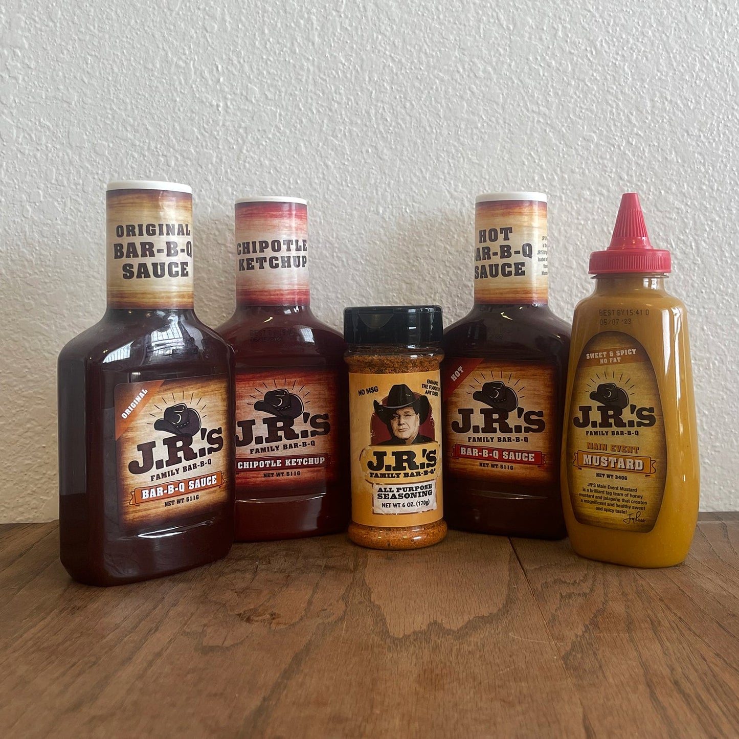JR's BBQ Family Pack 5 Sauces