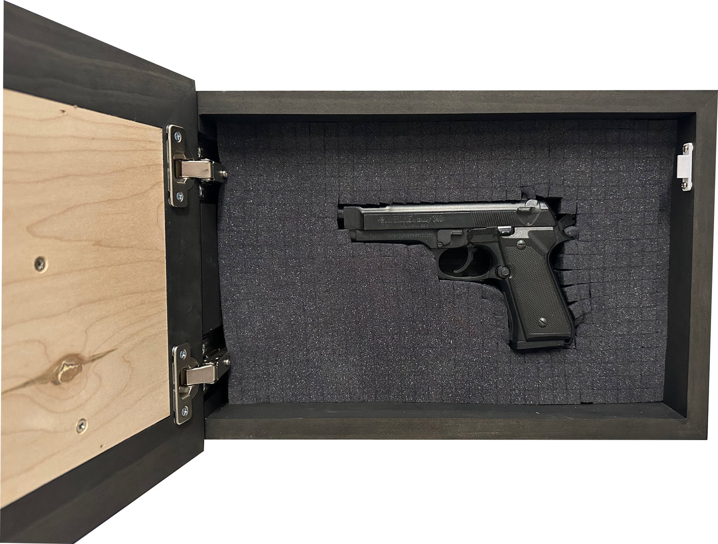 Bellewood Designs - Secured Gun Storage Cabinet with Family Branches (Black)