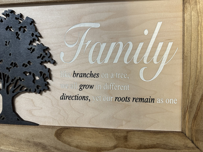 Bellewood Designs - Family Tree Gun Safe Coat Rack - Handcrafted Wooden Gun Cabinets - Gun Shelf Hidden Storage for Rifles, Shotguns, & Handguns - Quick Access Hidden Wall Safe