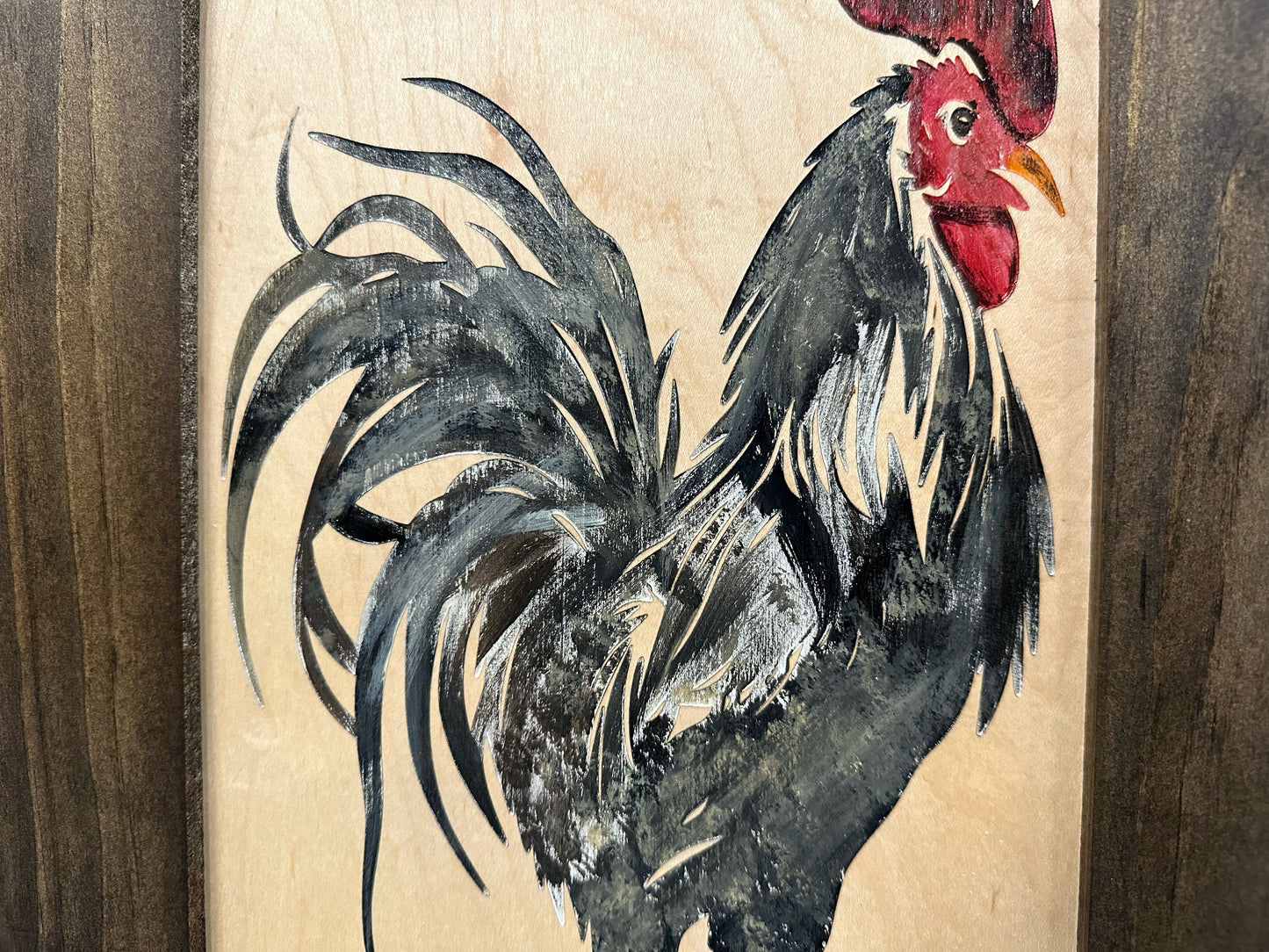 Bellewood Designs - Hidden Gun Cabinet Farmhouse Rooster