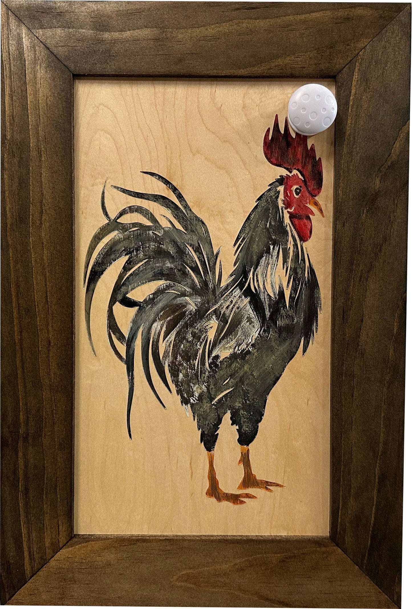 Bellewood Designs - Hidden Gun Cabinet Farmhouse Rooster