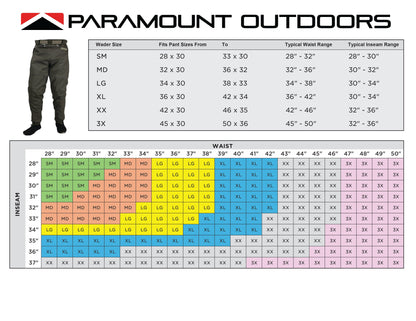 Paramount Outdoors FAST EDDY Waist High Wader Pant
