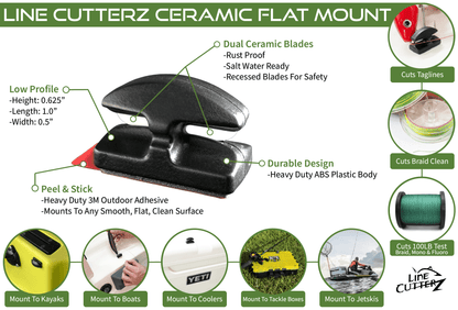 Line Cutterz - "TRIPLE PLAY" Fishing Line Cutter Multi-Pack