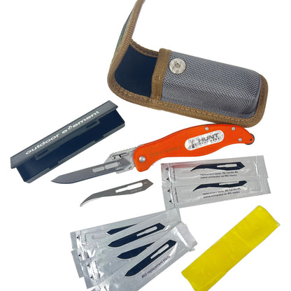 Outdoor Element Field Feather Folding Replaceable Blade Knife