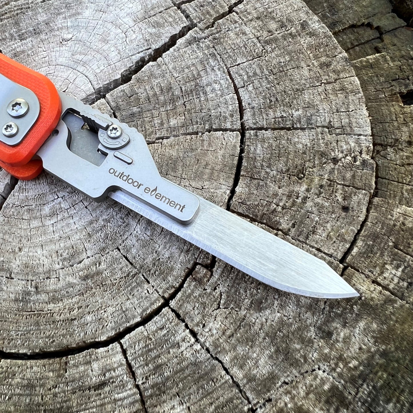 Outdoor Element Field Feather Folding Replaceable Blade Knife