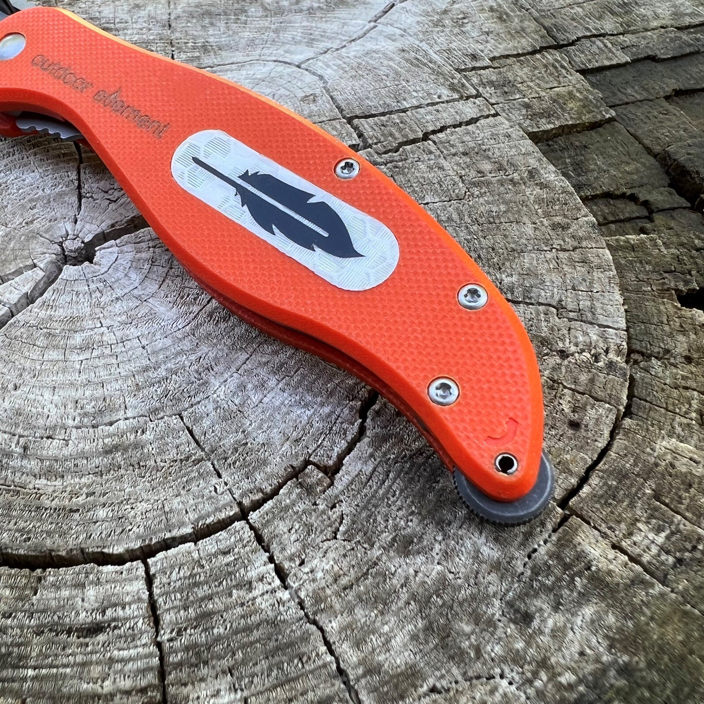 Outdoor Element Field Feather Folding Replaceable Blade Knife