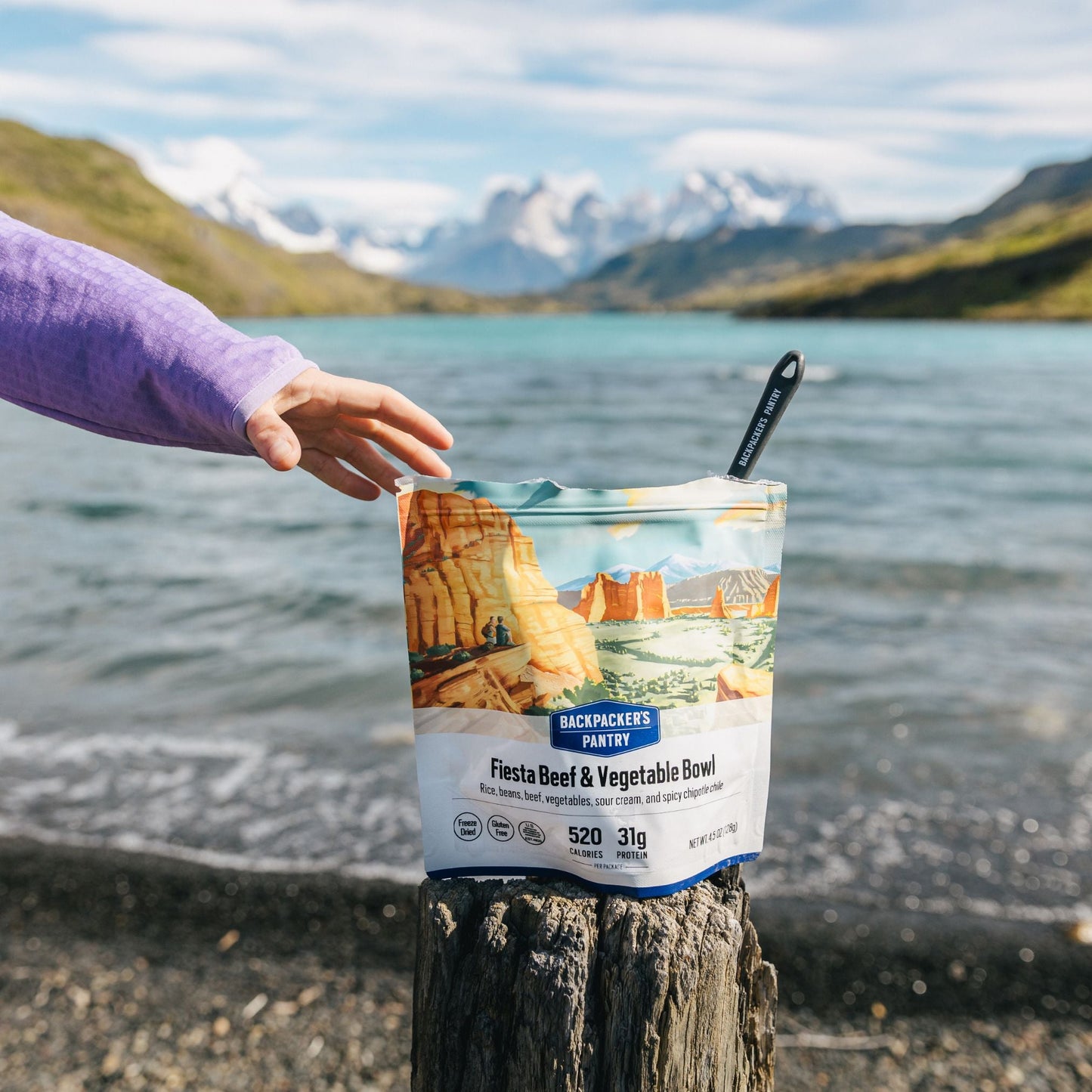 Backpacker's Pantry Fiesta Beef and Vegetable Bowl