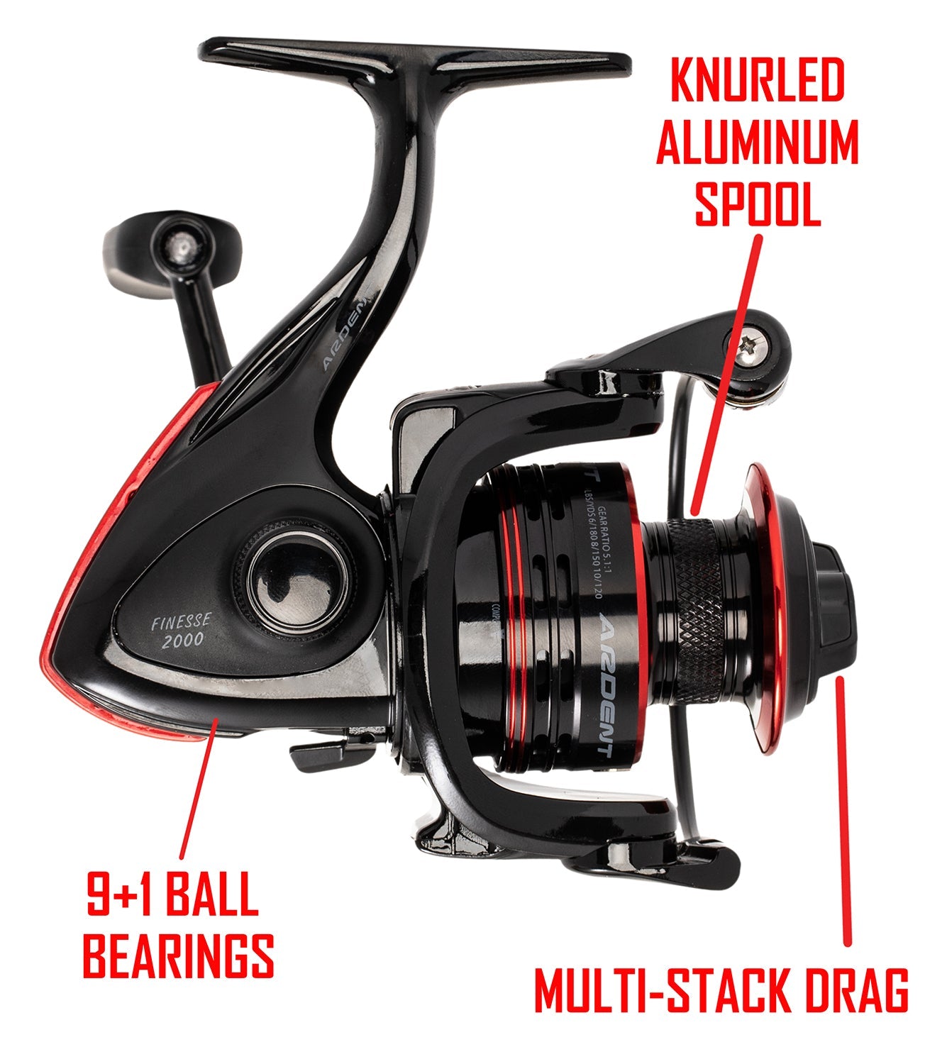 Ardent Tackle Finesse Spinning Reel