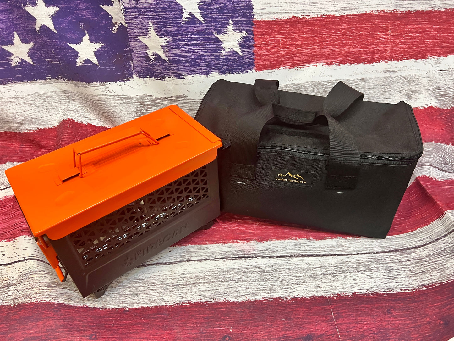 Overland Gear Guy FIRECAN PORTABLE FIRE PIT Carry Bag - IGNIK- Lava Box