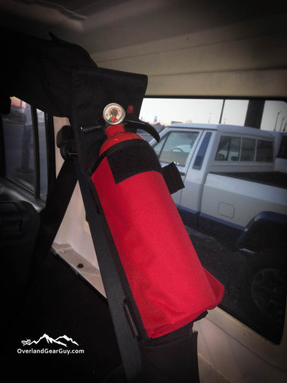 Overland Gear Guy Jeep Fire Extinguisher Pouch Roll Bar