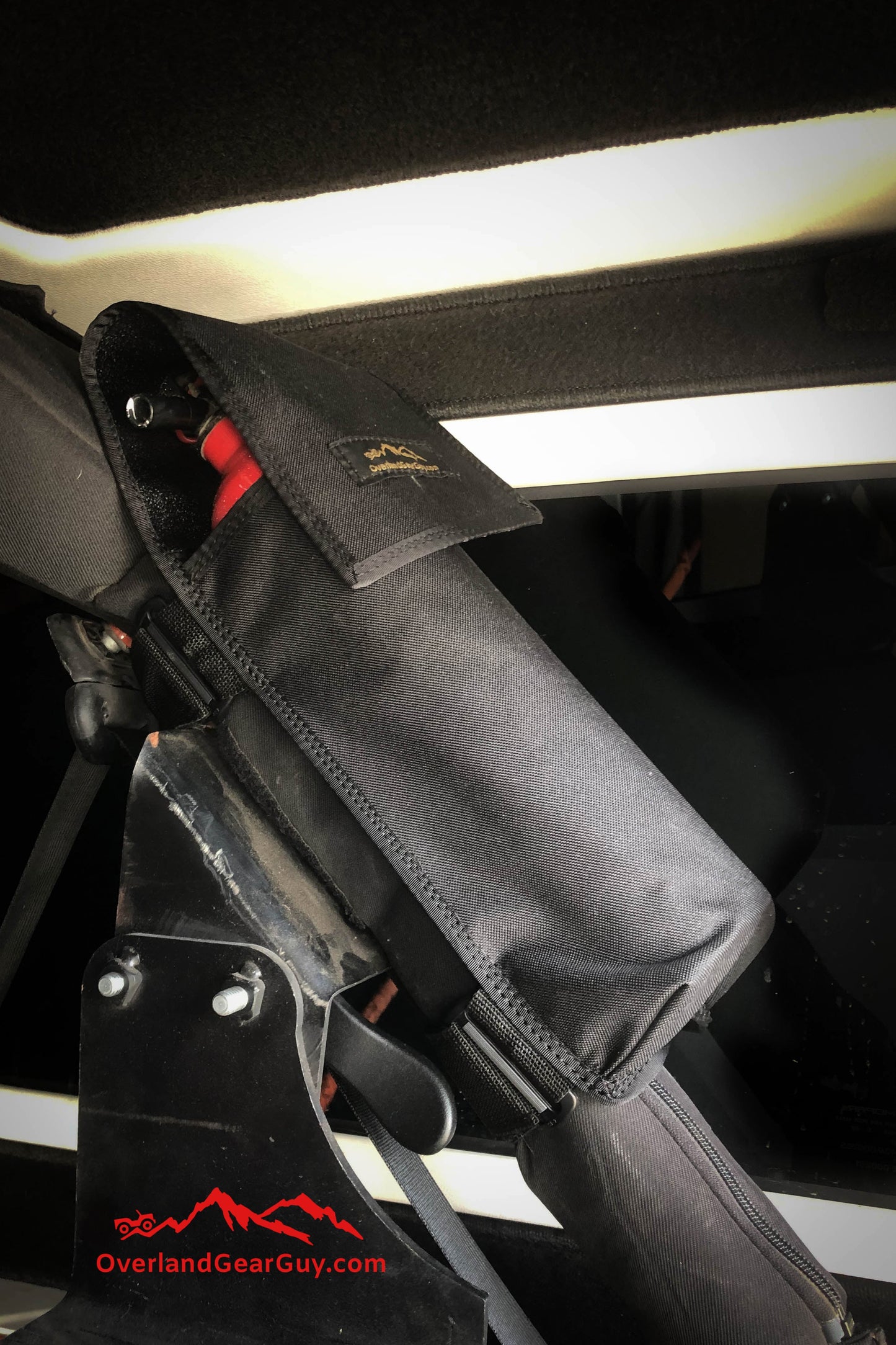 Overland Gear Guy Jeep Fire Extinguisher Pouch Roll Bar