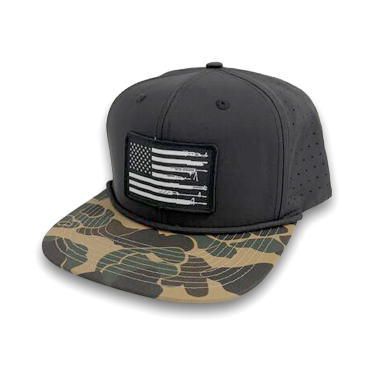 Shield Republic Firearm Flag Woven Patch Hat