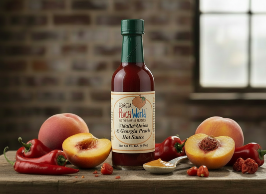 Georgia Peach Vidalia Onion & Georgia Peach Hot Sauce