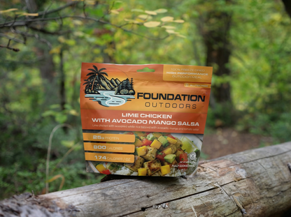 Foundation Outdoors Lime Chicken with Avocado, Mango Salsa Meal
