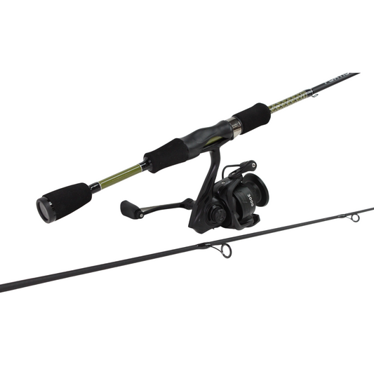 Wild Water | Fortis 5' 6" Light Action 2 Piece Spinning Rod and 3000 Spinning Reel Package (FSP562L)