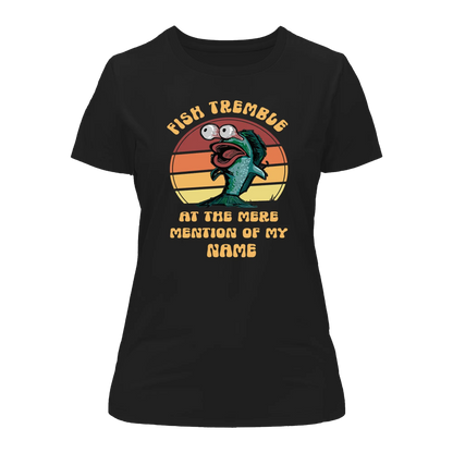 Outdoorzees Fish Tremble T-Shirt for Women