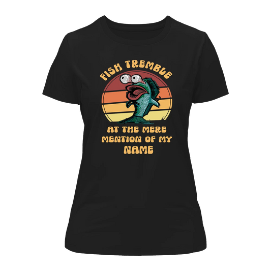 Outdoorzees Fish Tremble T-Shirt for Women