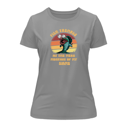 Outdoorzees Fish Tremble T-Shirt for Women