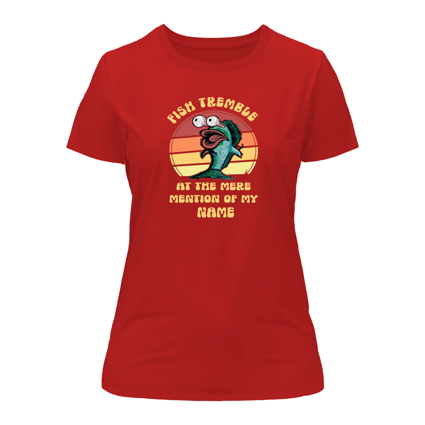 Outdoorzees Fish Tremble T-Shirt for Women