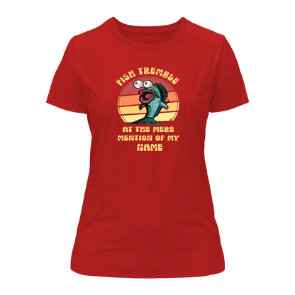 Outdoorzees Fish Tremble T-Shirt for Women