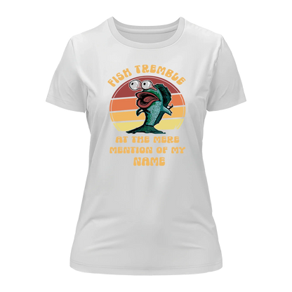 Outdoorzees Fish Tremble T-Shirt for Women